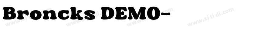 Broncks DEMO字体转换